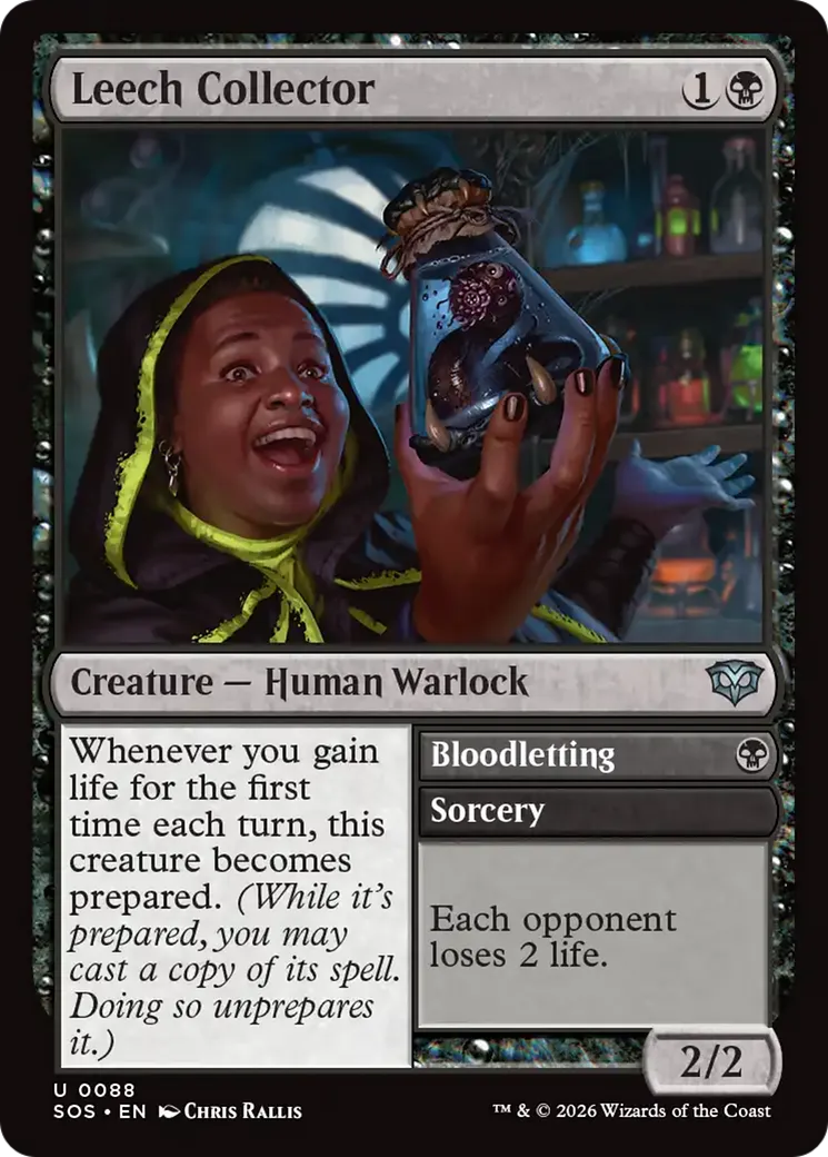 Collectionneuse de sangsues // Bloodletting — Secrets of Strixhaven — Magic: The Gathering
