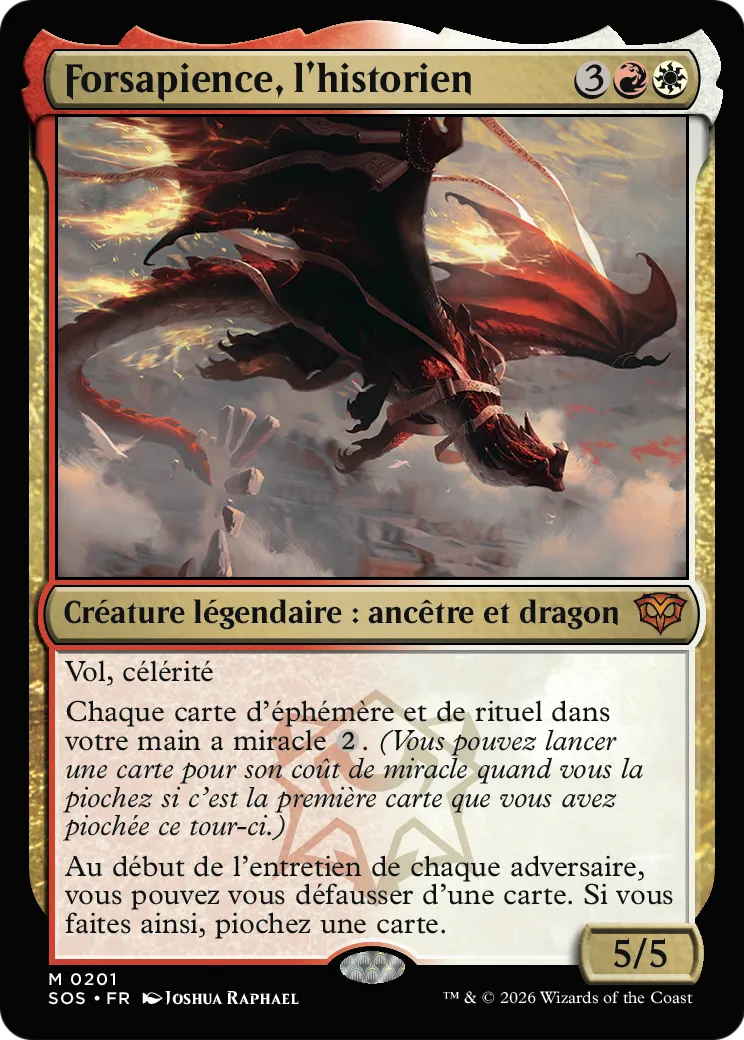 Forsapience, l'historien — Secrets of Strixhaven — Magic: The Gathering