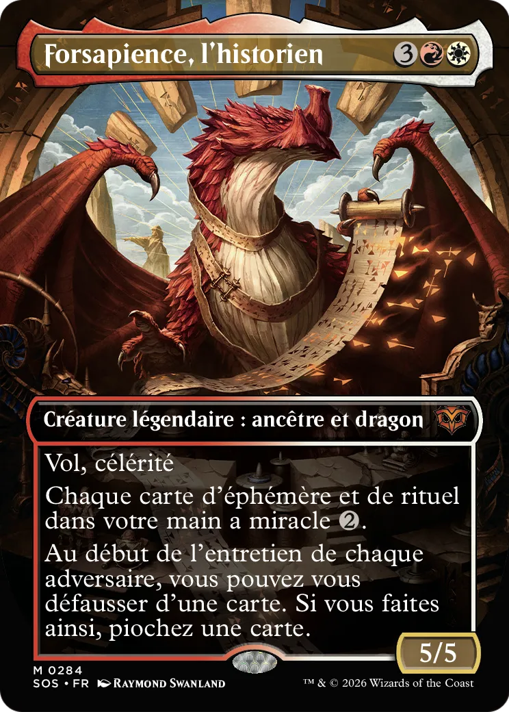 Forsapience, l'historien — Secrets of Strixhaven — Magic: The Gathering