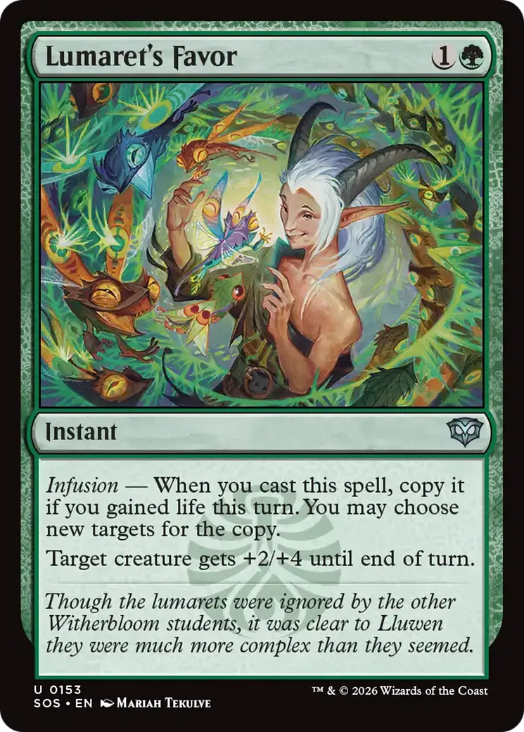 Lumaret's Favor — Secrets of Strixhaven — Magic: The Gathering
