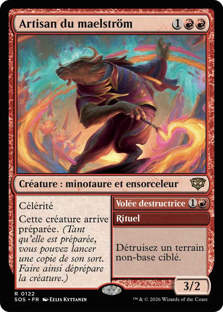Artisan du maelström // Rocket Volley — Secrets of Strixhaven — Magic: The Gathering