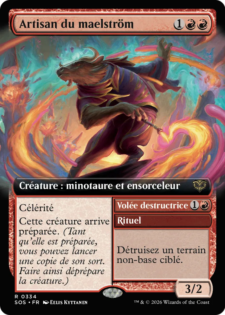 Artisan du maelström // Rocket Volley — Secrets of Strixhaven — Magic: The Gathering