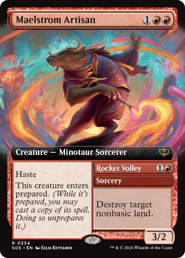 Artisan du maelström // Rocket Volley — Secrets of Strixhaven — Magic: The Gathering