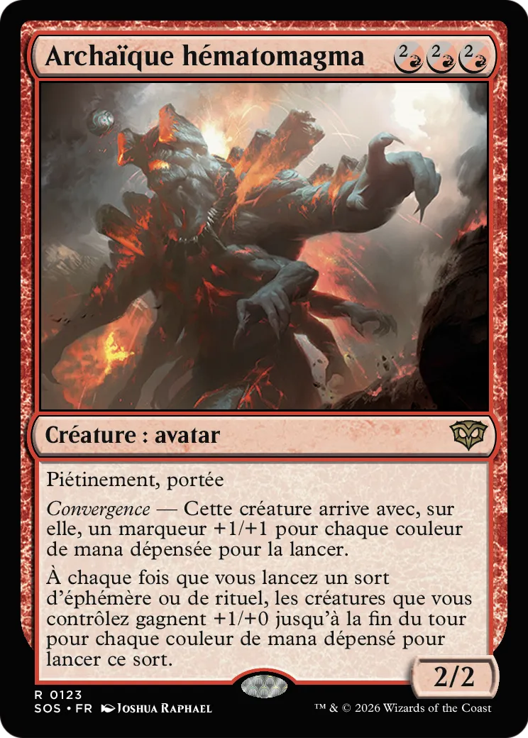 Archaïque hématomagma — Secrets of Strixhaven — Magic: The Gathering