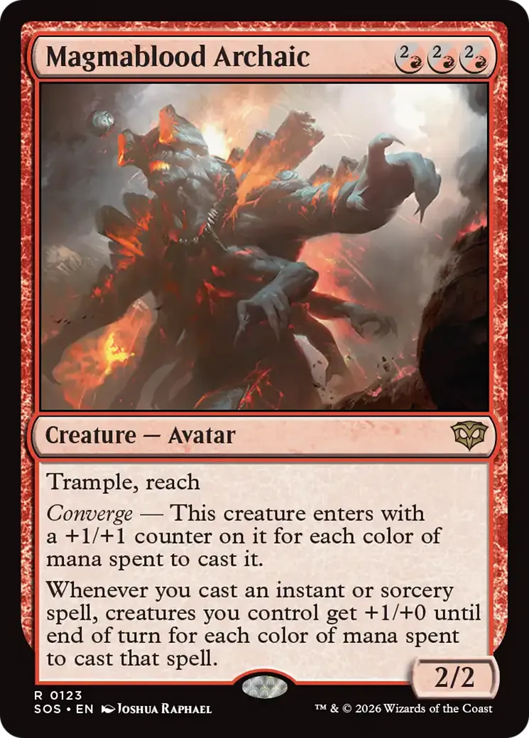 Archaïque hématomagma — Secrets of Strixhaven — Magic: The Gathering
