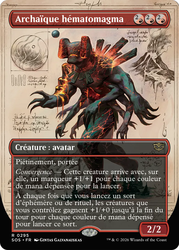 Archaïque hématomagma — Secrets of Strixhaven — Magic: The Gathering