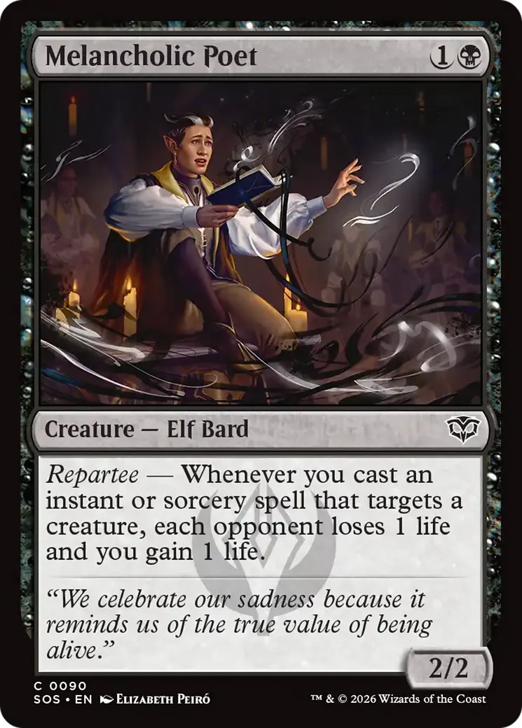 Poète mélancolique — Secrets of Strixhaven — Magic: The Gathering