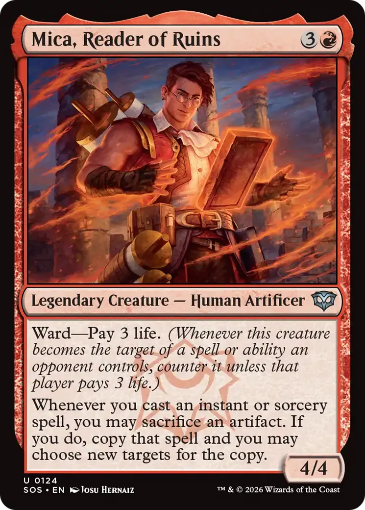 Mica, déchiffreur de ruines — Secrets of Strixhaven — Magic: The Gathering