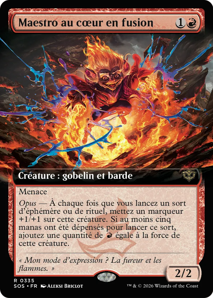 Maestro au cœur en fusion — Secrets of Strixhaven — Magic: The Gathering