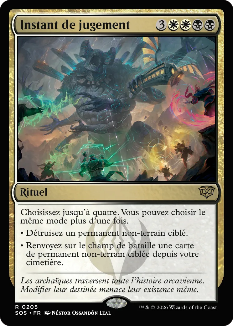 Instant de jugement — Secrets of Strixhaven — Magic: The Gathering