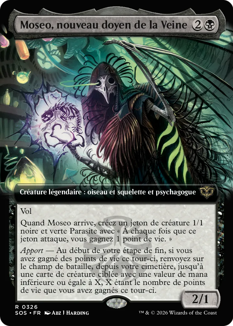 Moseo, nouveau doyen de la Veine — Secrets of Strixhaven — Magic: The Gathering