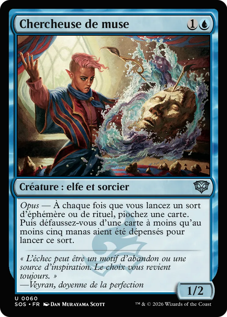 Chercheuse de muse — Secrets of Strixhaven — Magic: The Gathering
