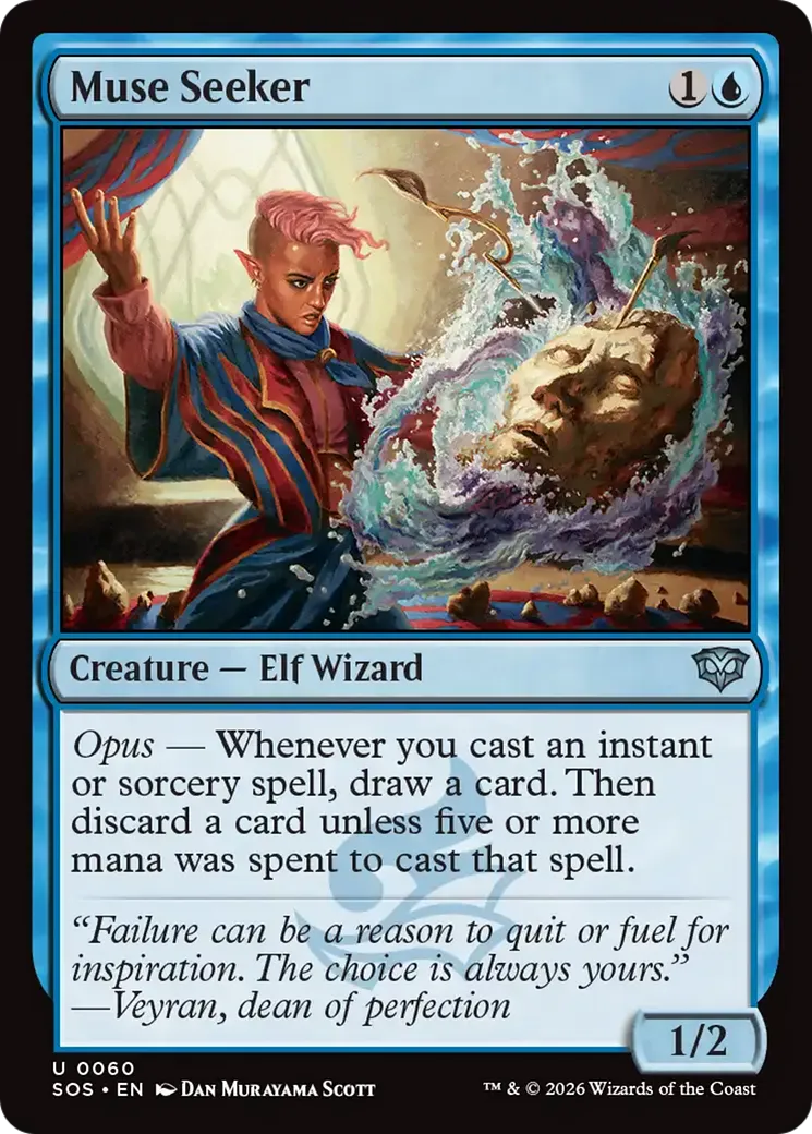 Chercheuse de muse — Secrets of Strixhaven — Magic: The Gathering