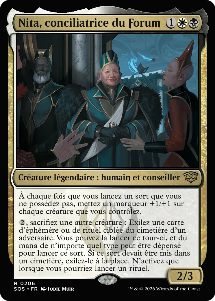 Nita, conciliatrice du Forum — Secrets of Strixhaven — Magic: The Gathering