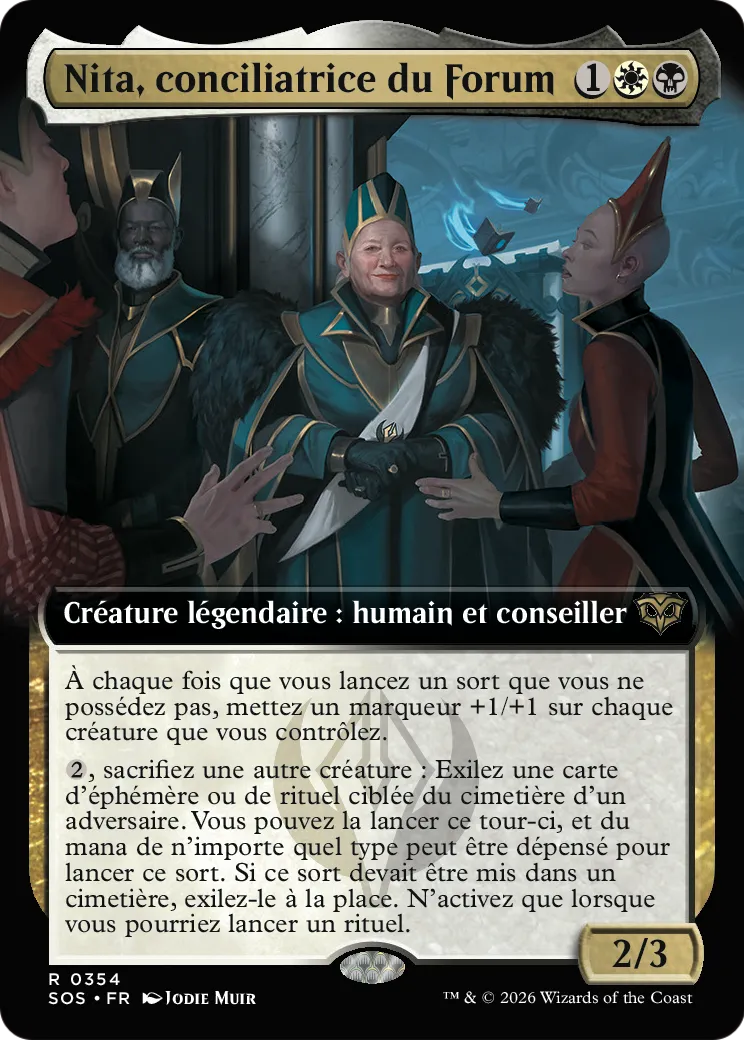 Nita, conciliatrice du Forum — Secrets of Strixhaven — Magic: The Gathering