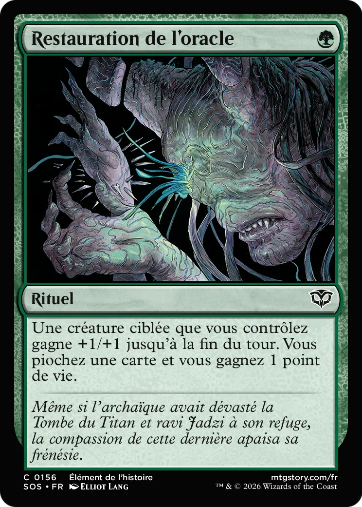 Restauration de l'oracle — Secrets of Strixhaven — Magic: The Gathering