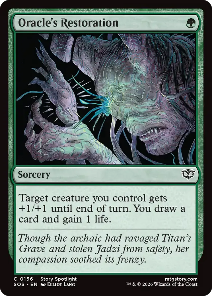 Restauration de l'oracle — Secrets of Strixhaven — Magic: The Gathering