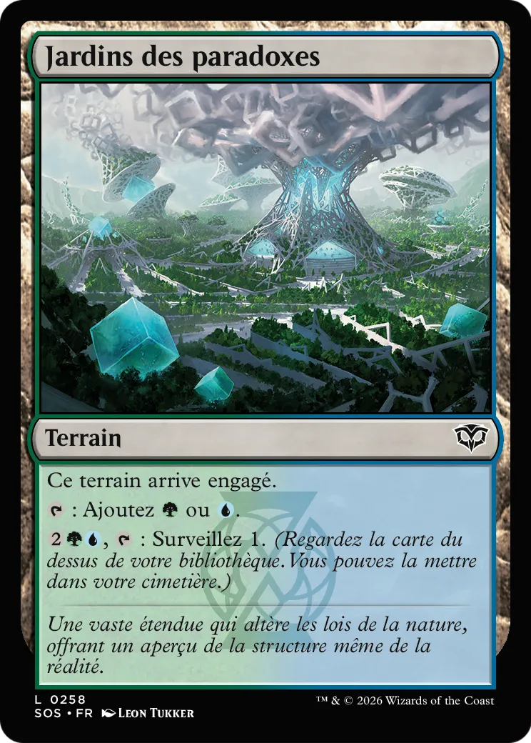 Jardins des paradoxes — Secrets of Strixhaven — Magic: The Gathering