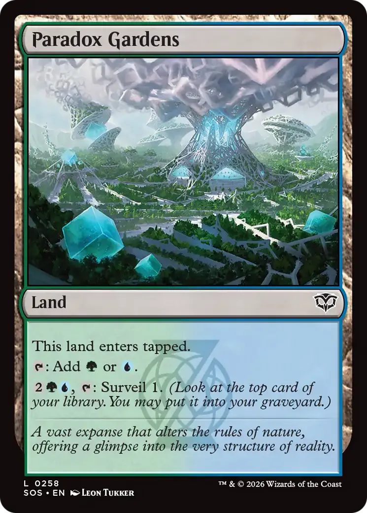 Jardins des paradoxes — Secrets of Strixhaven — Magic: The Gathering