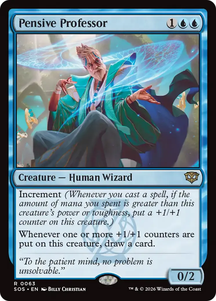 Pensive Professor — Secrets of Strixhaven — Magic: The Gathering