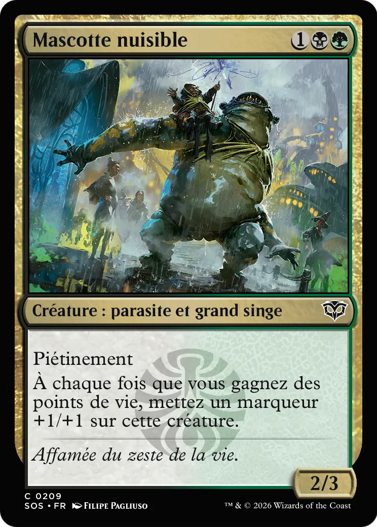 Mascotte nuisible — Secrets of Strixhaven — Magic: The Gathering