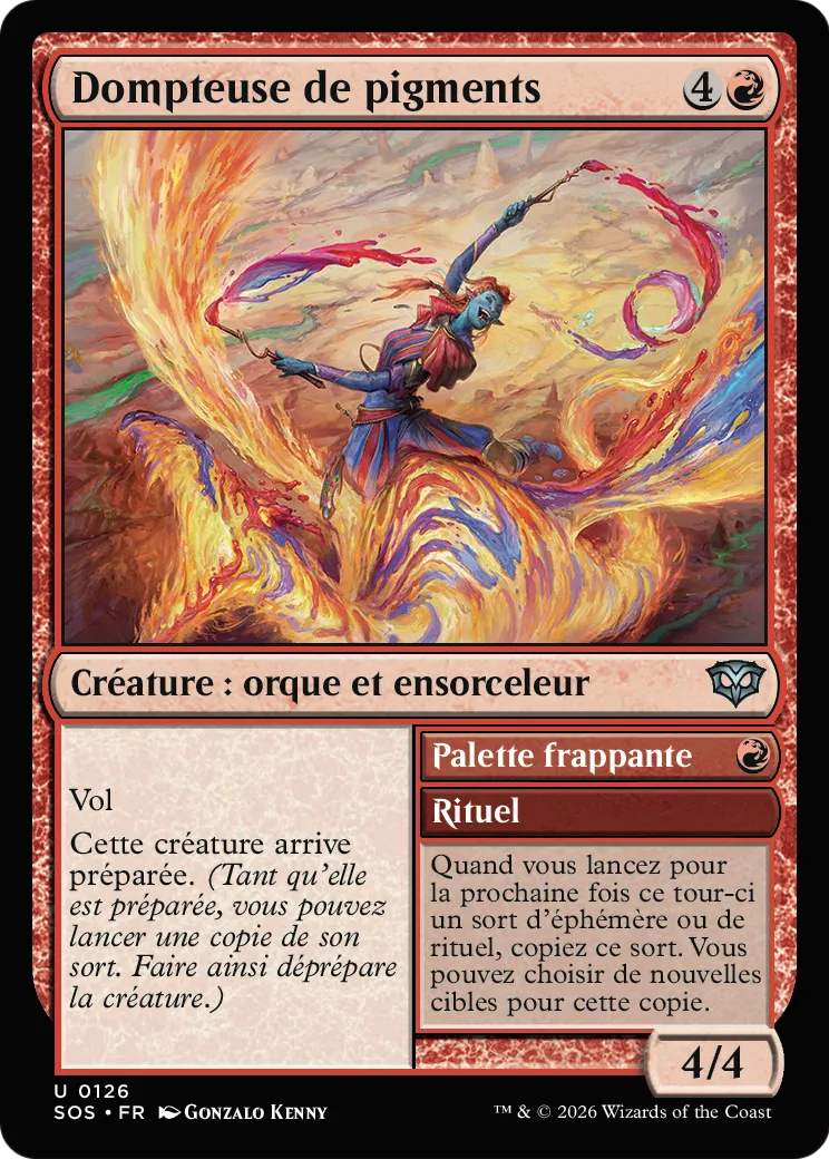 Dompteuse de pigments // Striking Palette — Secrets of Strixhaven — Magic: The Gathering