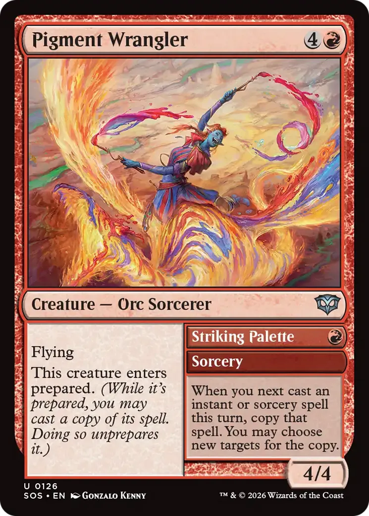 Dompteuse de pigments // Striking Palette — Secrets of Strixhaven — Magic: The Gathering