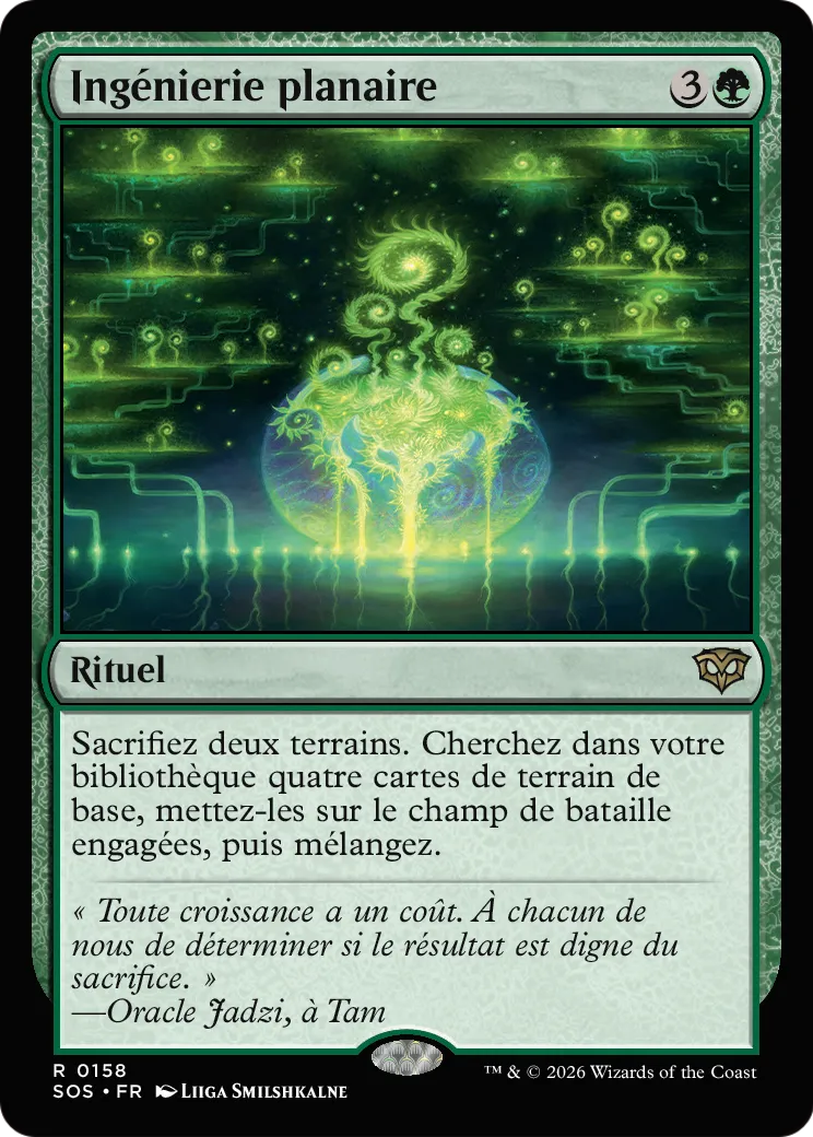 Ingénierie planaire — Secrets of Strixhaven — Magic: The Gathering