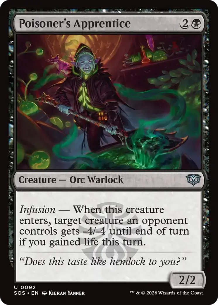 Poisoner's Apprentice — Secrets of Strixhaven — Magic: The Gathering