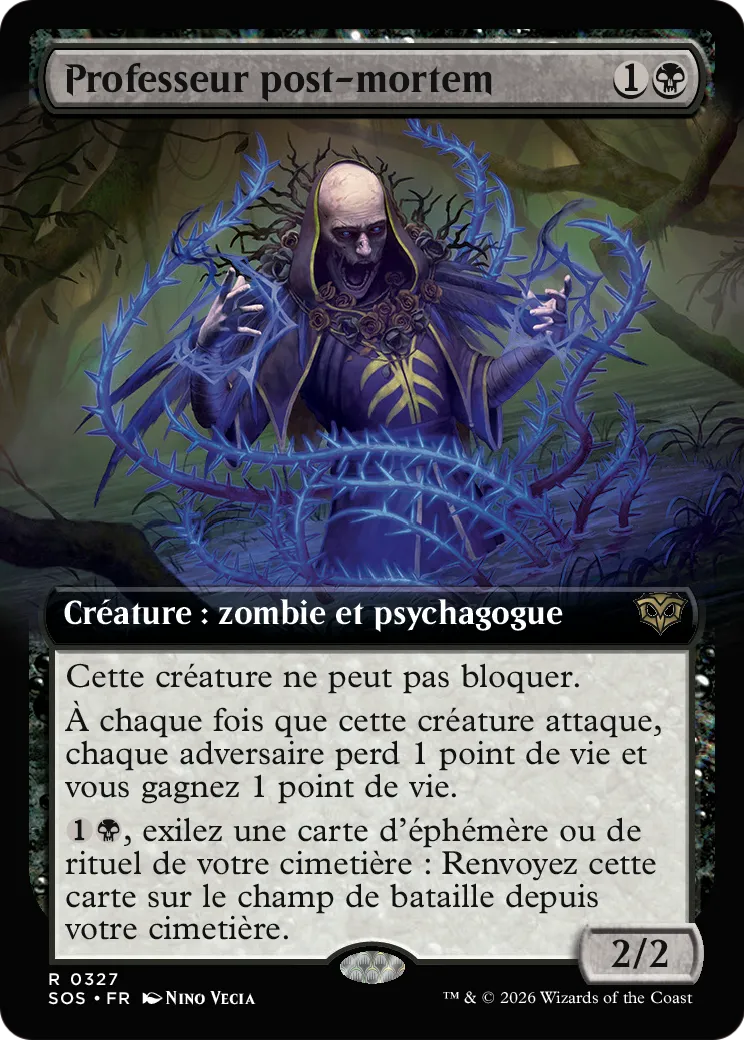 Professeur post-mortem — Secrets of Strixhaven — Magic: The Gathering