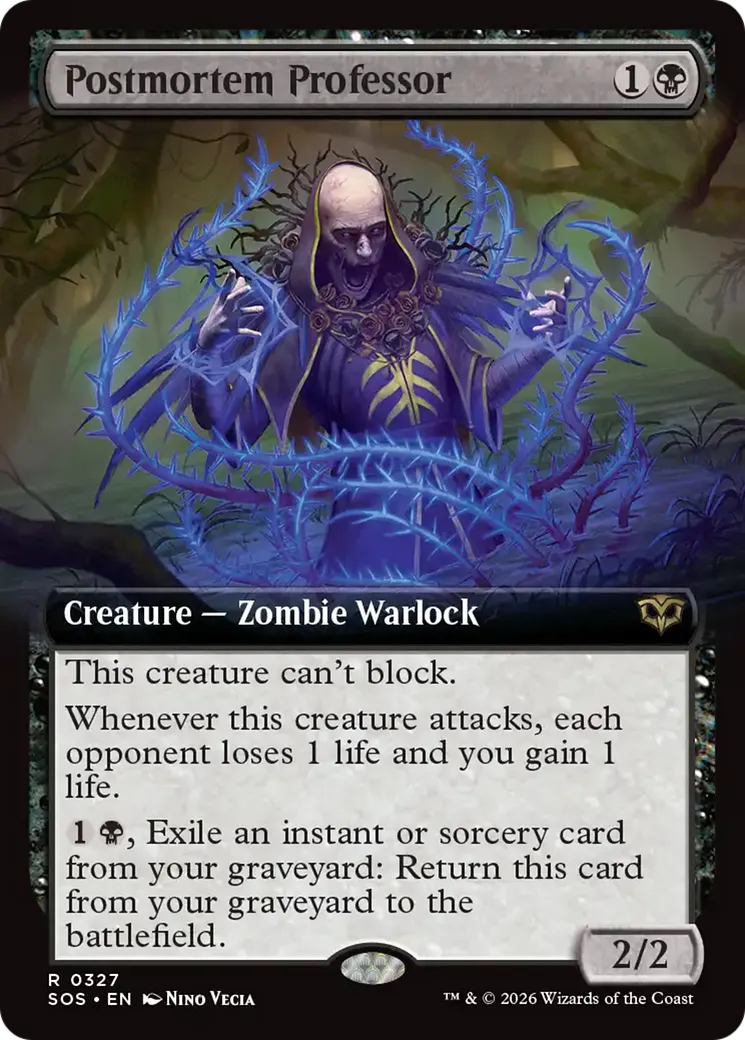 Postmortem Professor — Secrets of Strixhaven — Magic: The Gathering