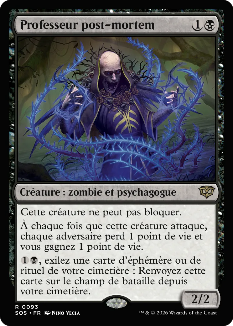 Professeur post-mortem — Secrets of Strixhaven — Magic: The Gathering