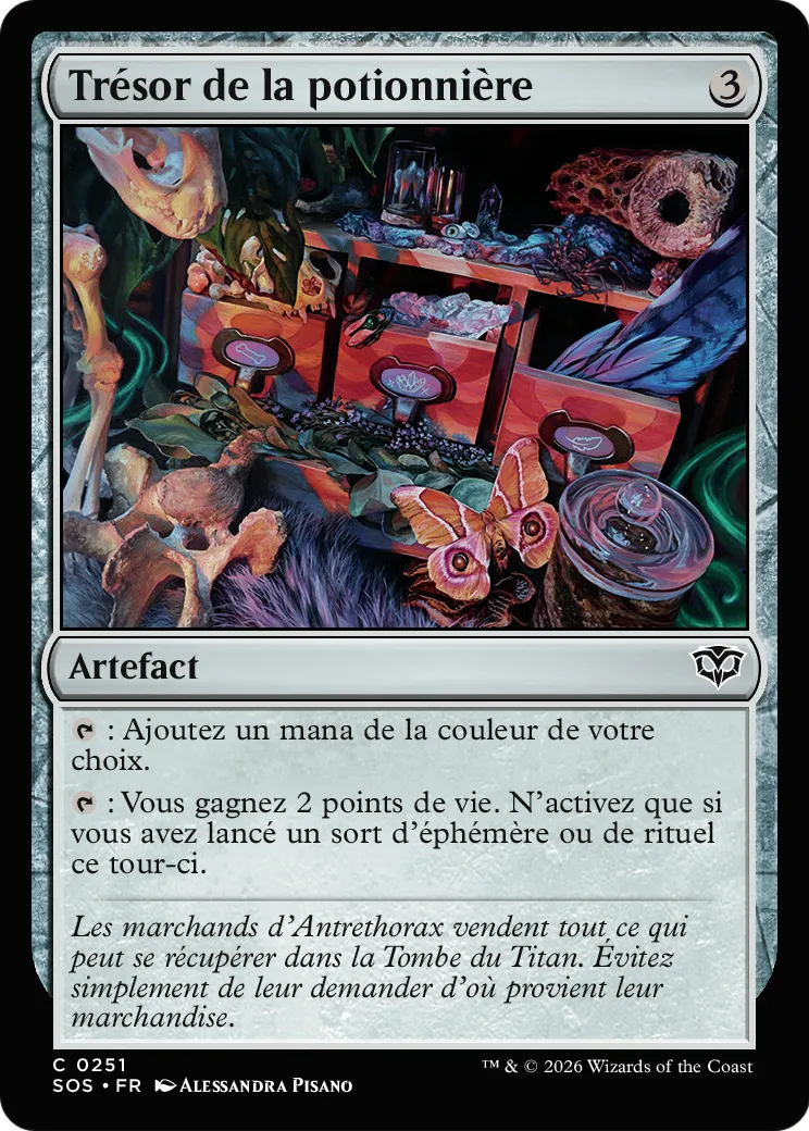 Trésor de la potionnière — Secrets of Strixhaven — Magic: The Gathering