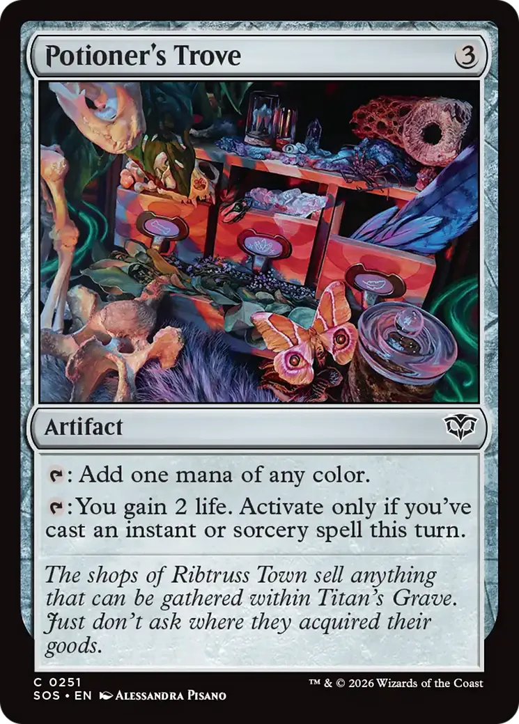 Trésor de la potionnière — Secrets of Strixhaven — Magic: The Gathering
