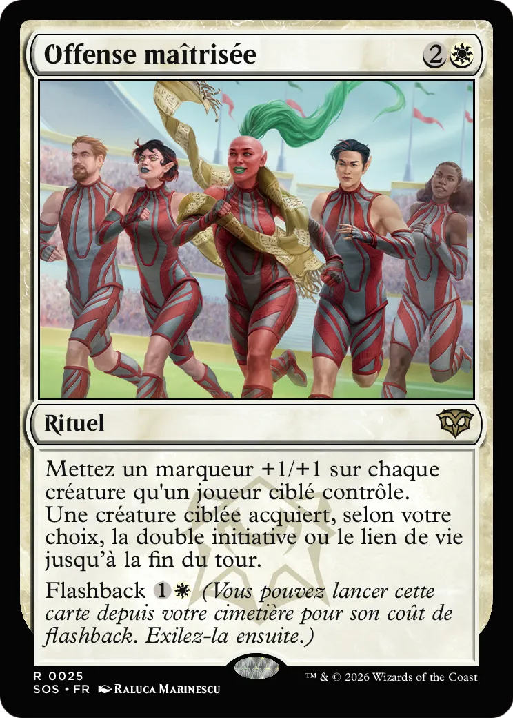 Offense maîtrisée — Secrets of Strixhaven — Magic: The Gathering