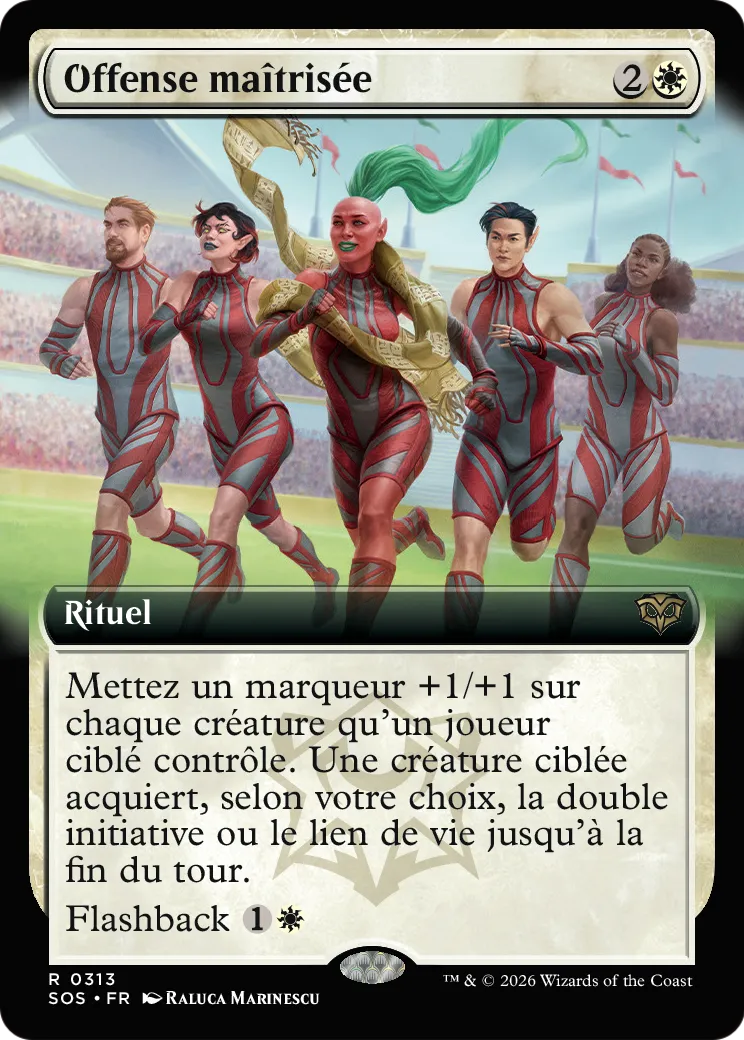 Offense maîtrisée — Secrets of Strixhaven — Magic: The Gathering