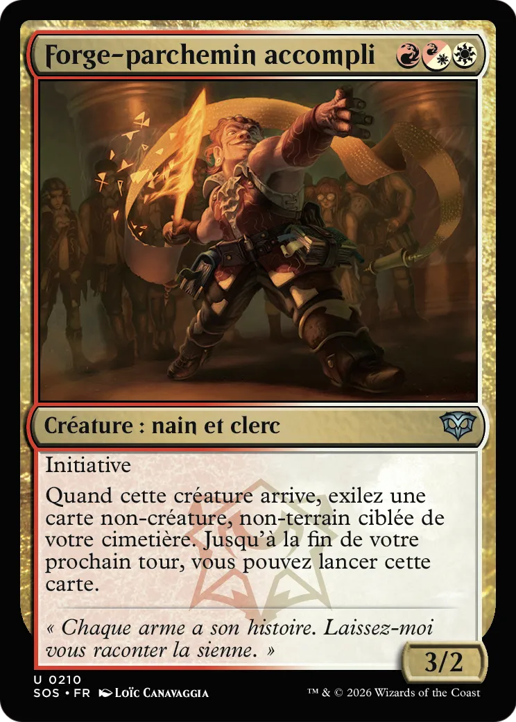 Forge-parchemin accompli — Secrets of Strixhaven — Magic: The Gathering