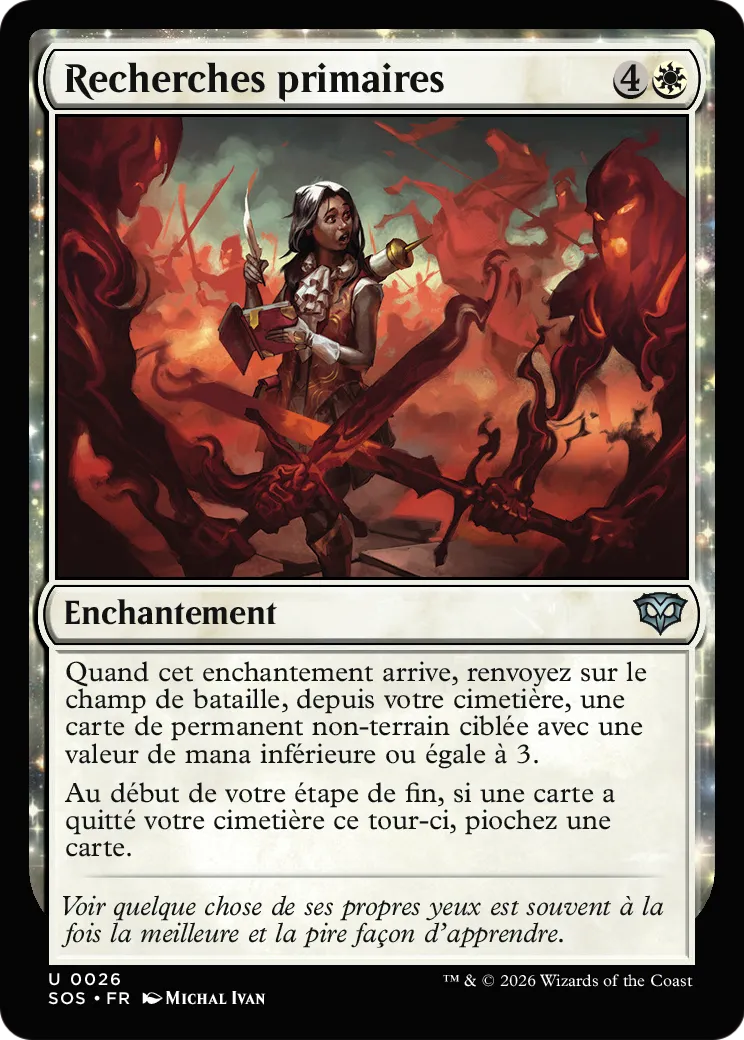 Recherches primaires — Secrets of Strixhaven — Magic: The Gathering