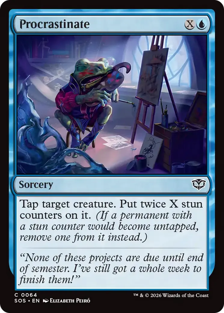 Procrastination — Secrets of Strixhaven — Magic: The Gathering