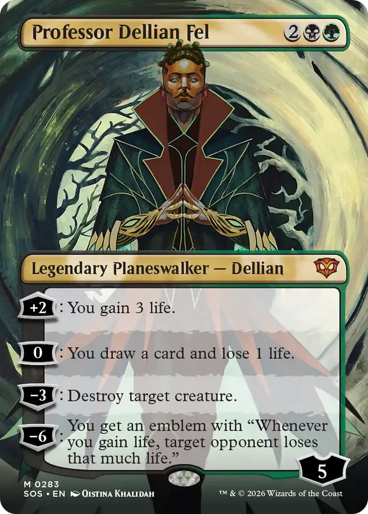 Professor Dellian Fel — Secrets of Strixhaven — Magic: The Gathering