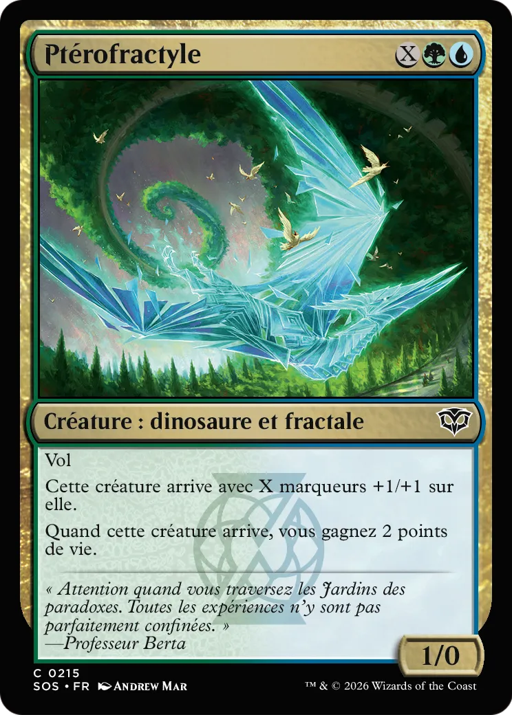 Ptérofractyle — Secrets of Strixhaven — Magic: The Gathering