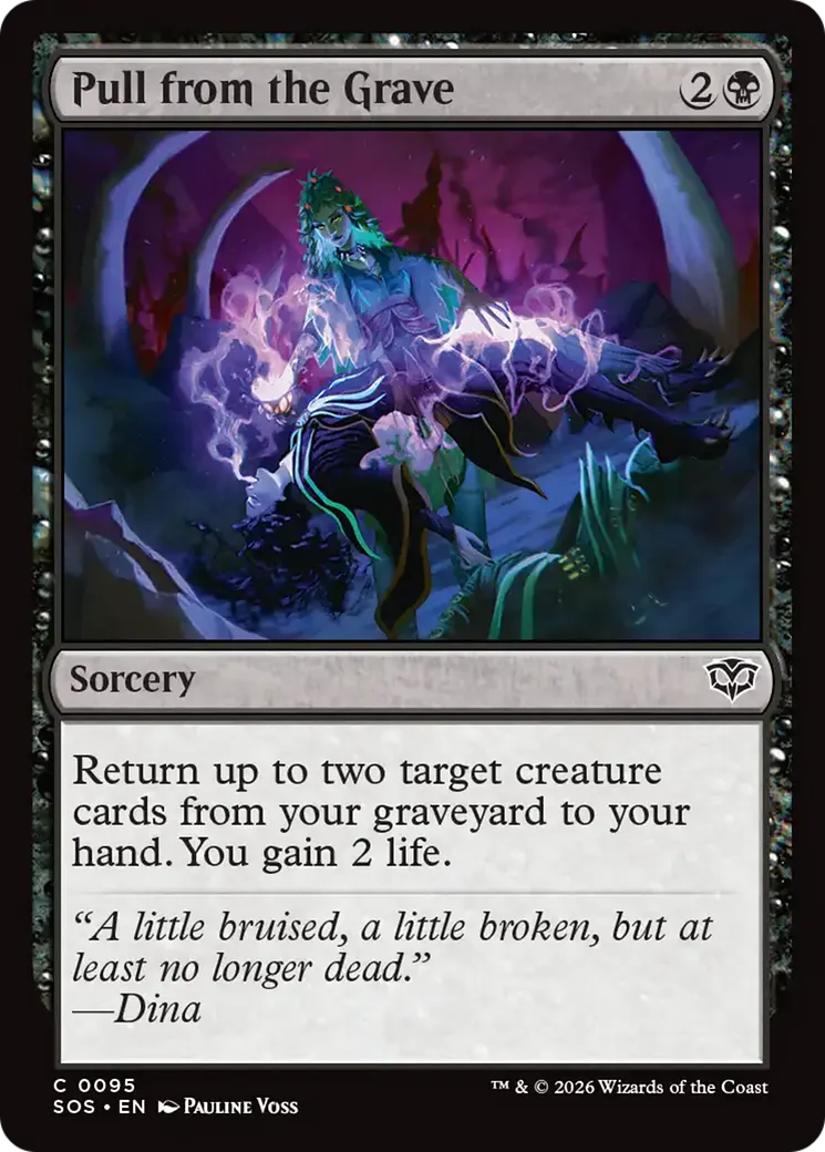 Sortir de la tombe — Secrets of Strixhaven — Magic: The Gathering