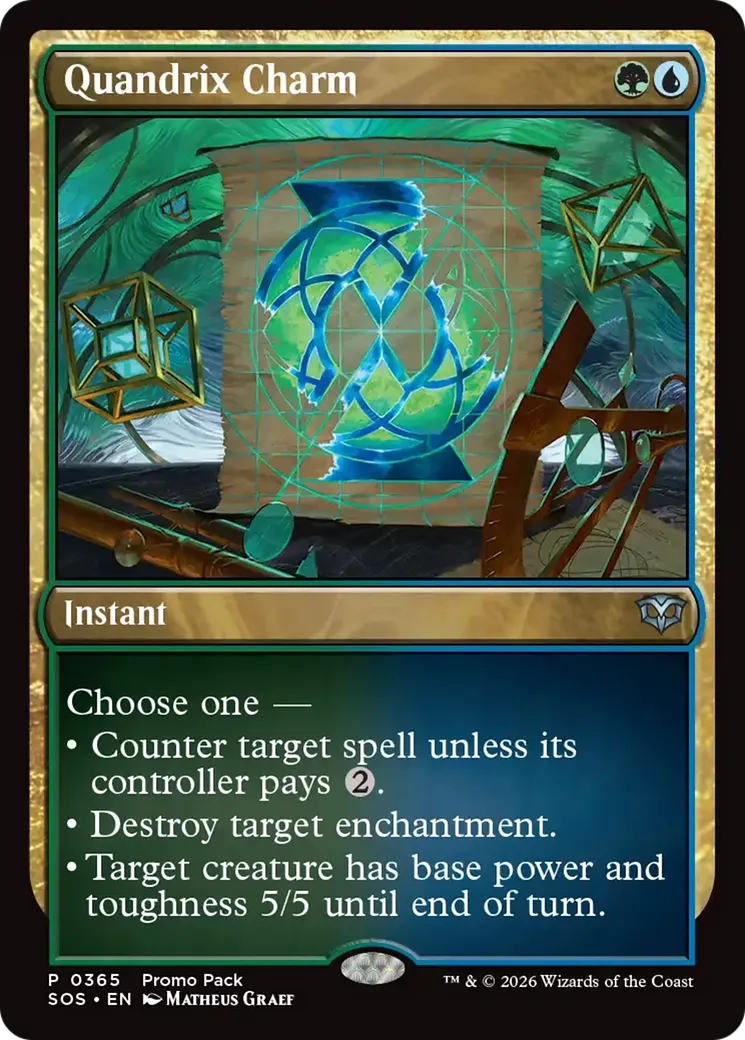 Quandrix Charm — Secrets of Strixhaven — Magic: The Gathering