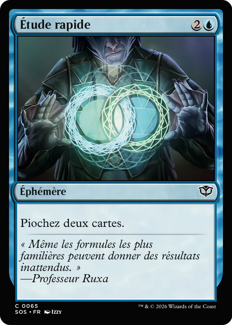 Étude rapide — Secrets of Strixhaven — Magic: The Gathering