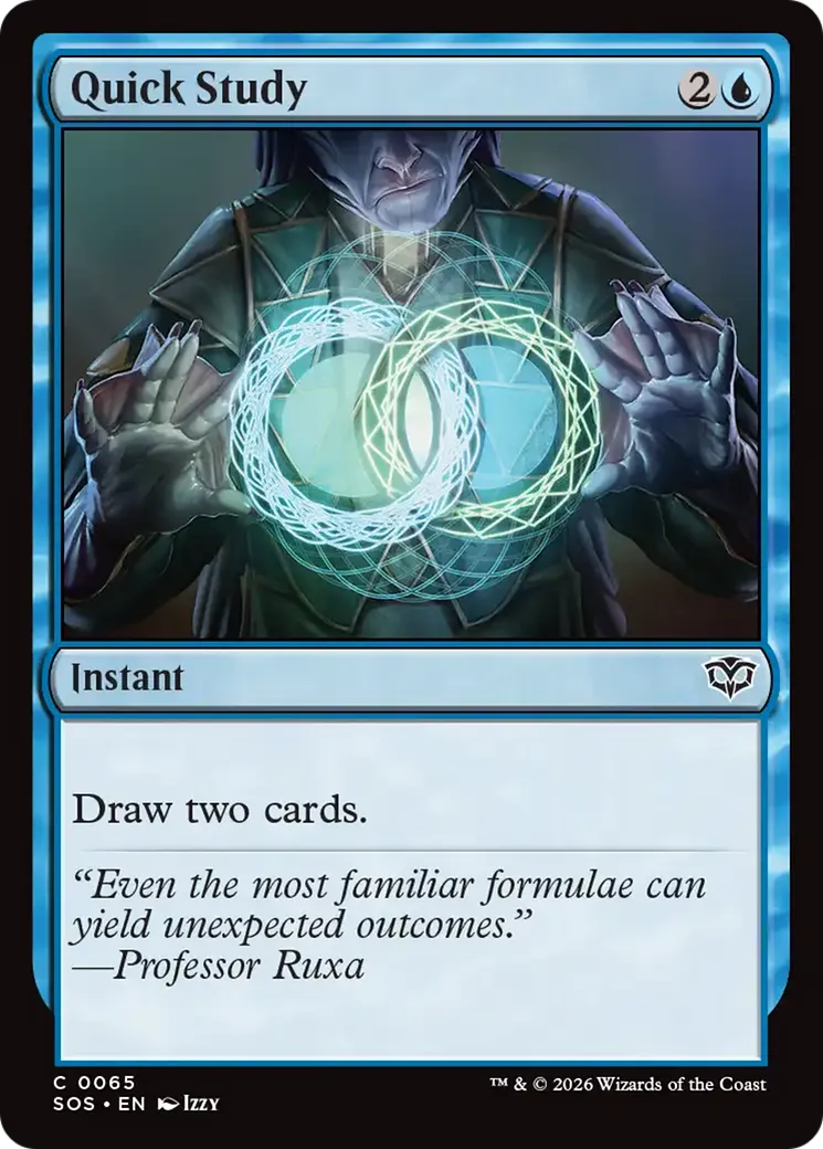 Quick Study — Secrets of Strixhaven — Magic: The Gathering