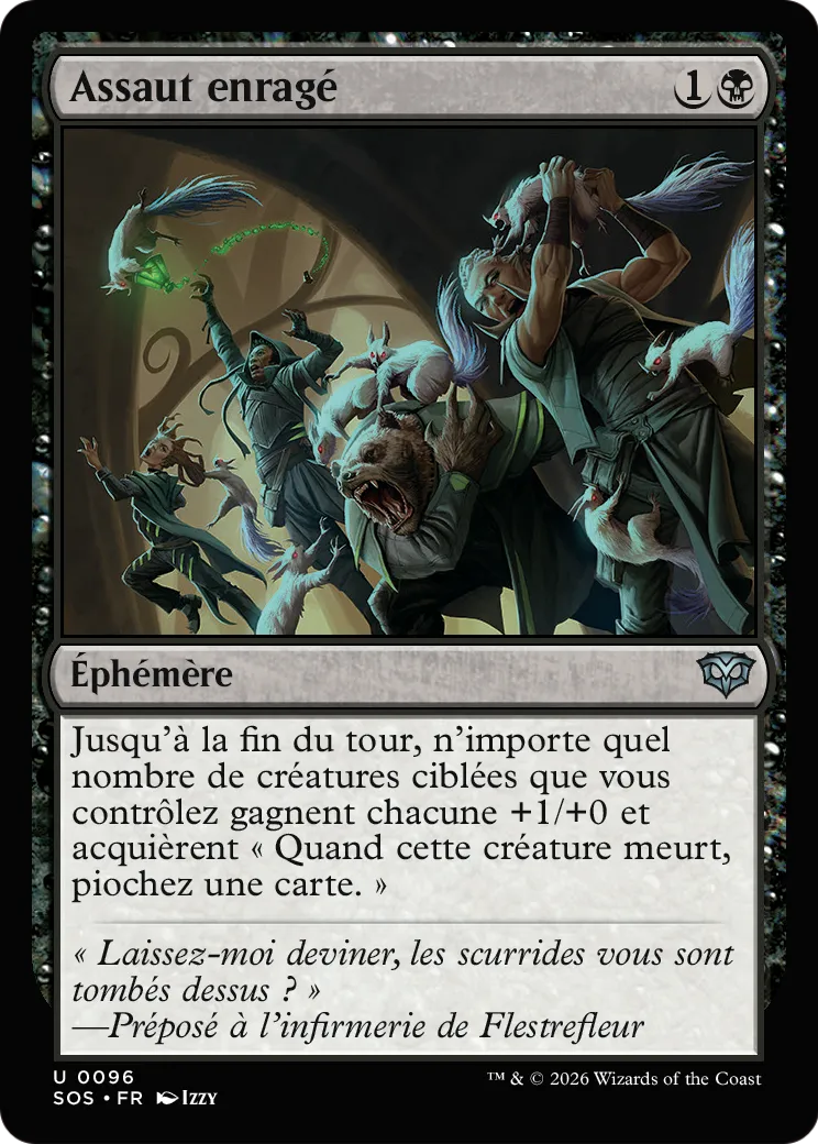 Assaut enragé — Secrets of Strixhaven — Magic: The Gathering