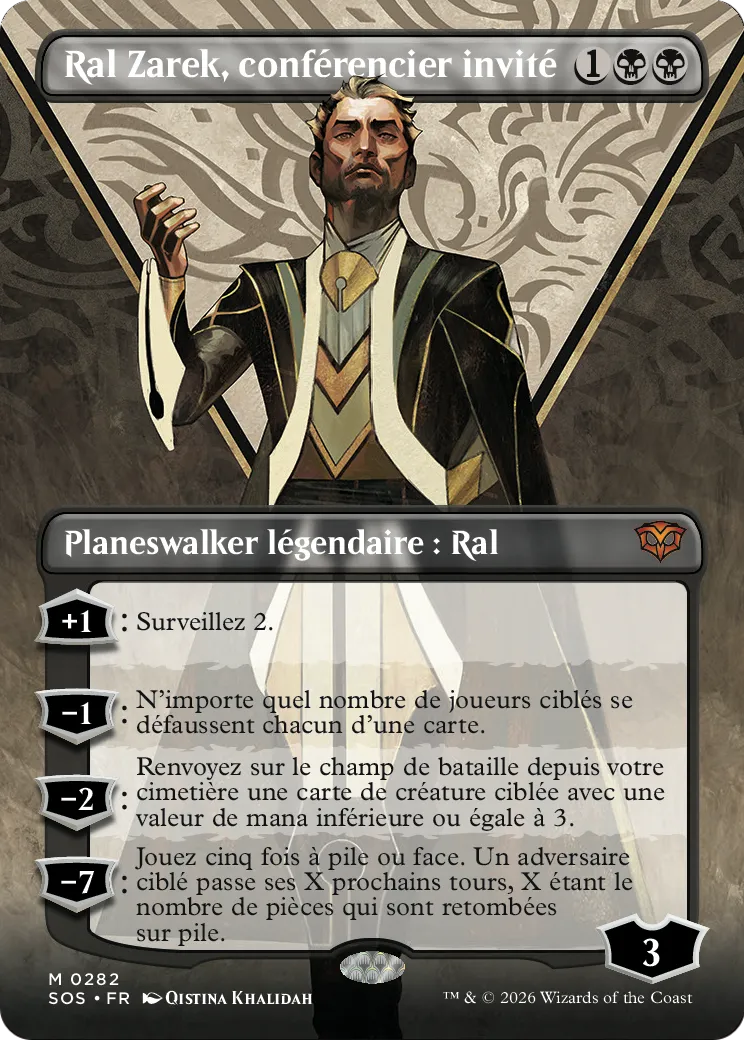 Ral Zarek, conférencier invité — Secrets of Strixhaven — Magic: The Gathering