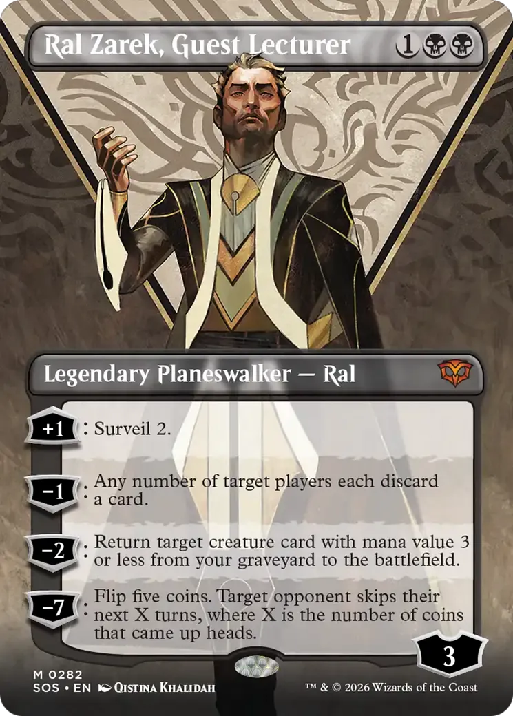 Ral Zarek, Guest Lecturer — Secrets of Strixhaven — Magic: The Gathering