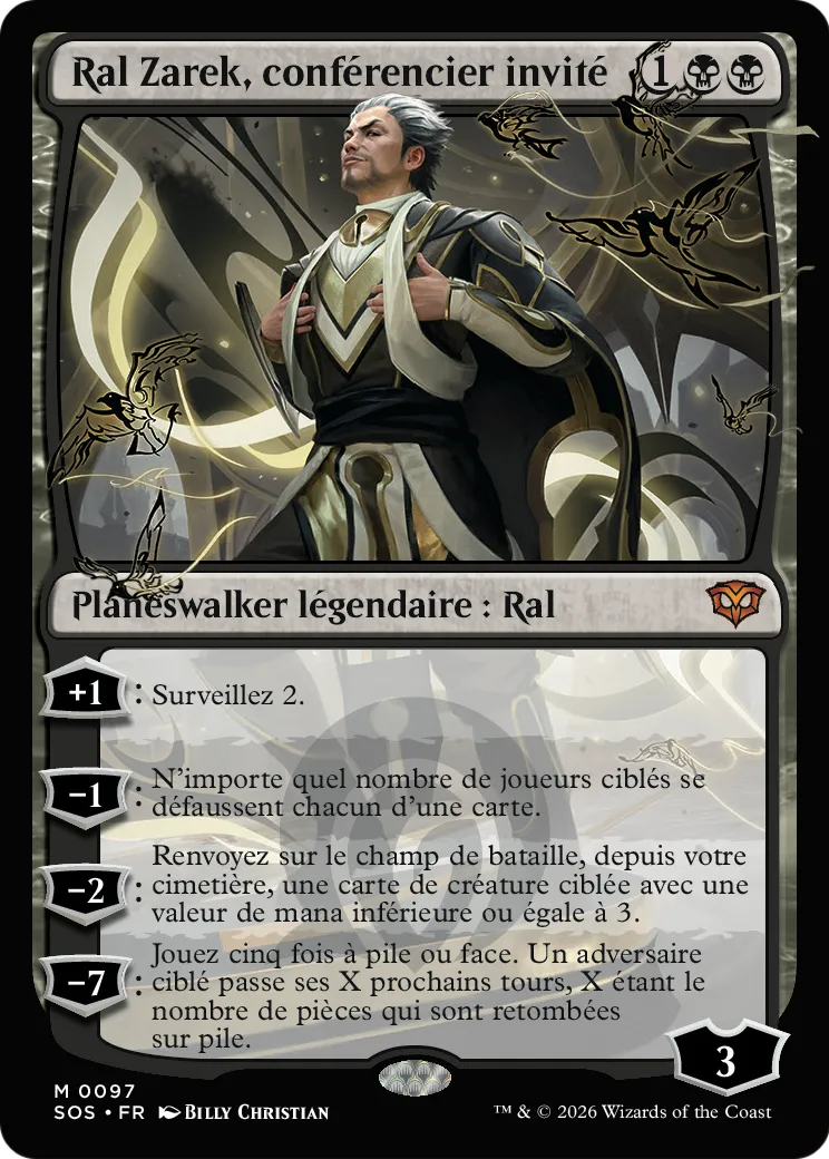 Ral Zarek, conférencier invité — Secrets of Strixhaven — Magic: The Gathering