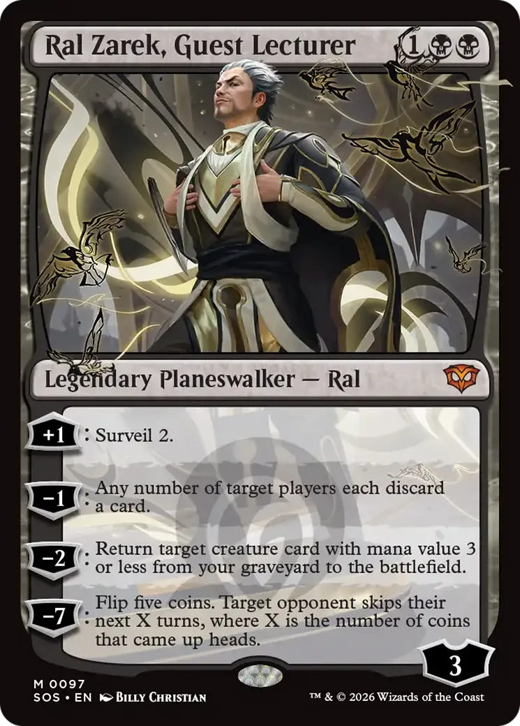 Ral Zarek, Guest Lecturer — Secrets of Strixhaven — Magic: The Gathering
